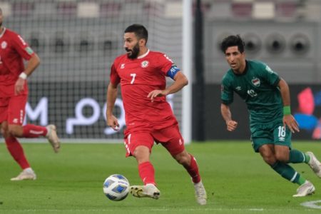 العراق يتعادل سلبيا مع لبنان