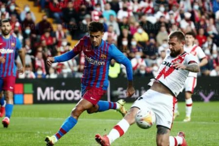 برشلونة يهزم امام رايو فايكانو
